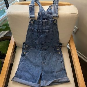 Gap Denim Overall Shorts